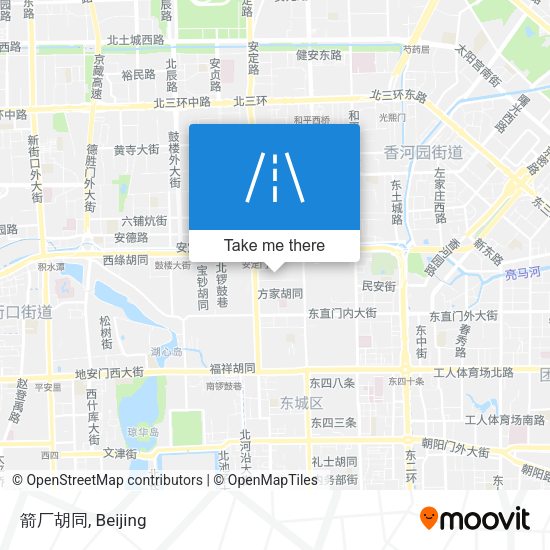 箭厂胡同 map