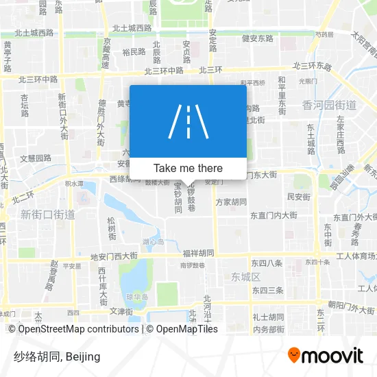 纱络胡同 map