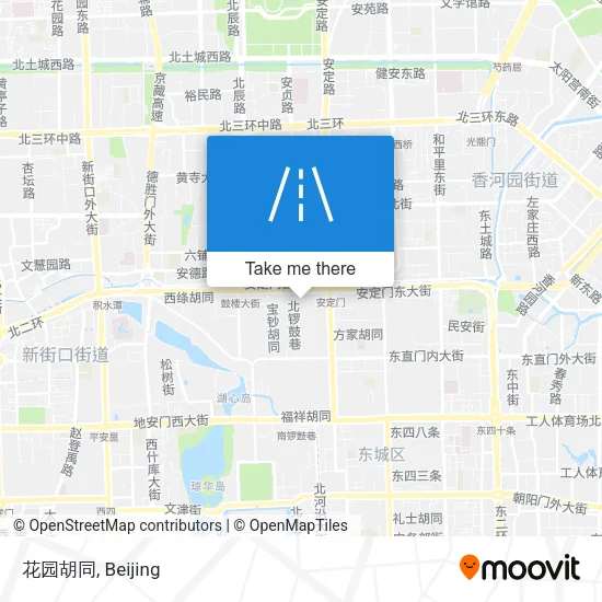 花园胡同 map