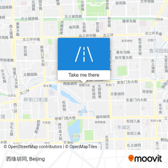 西绦胡同 map