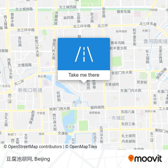 豆腐池胡同 map