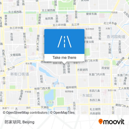 郎家胡同 map