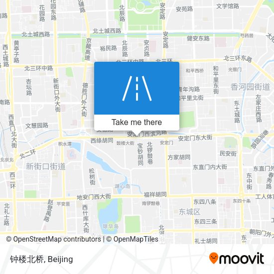 钟楼北桥 map