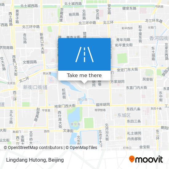 Lingdang Hutong map