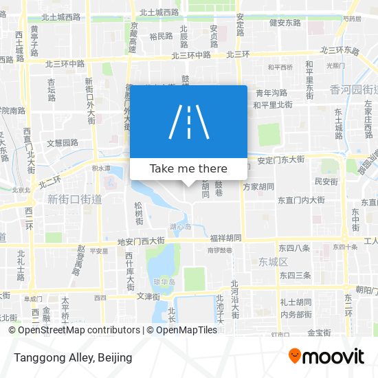 Tanggong Alley map