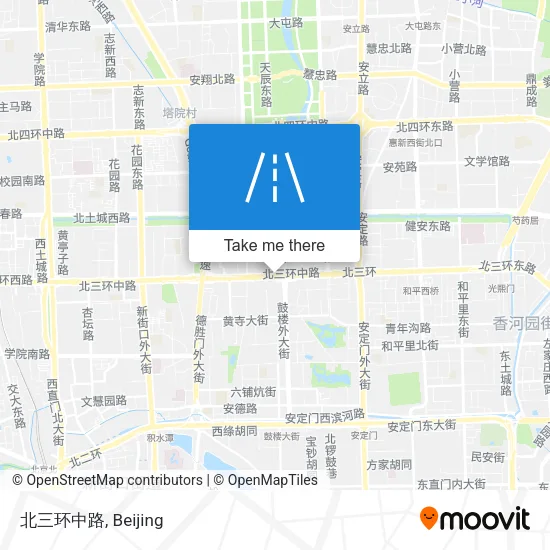 北三环中路 map