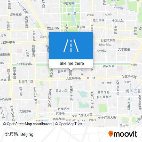 北辰路 map