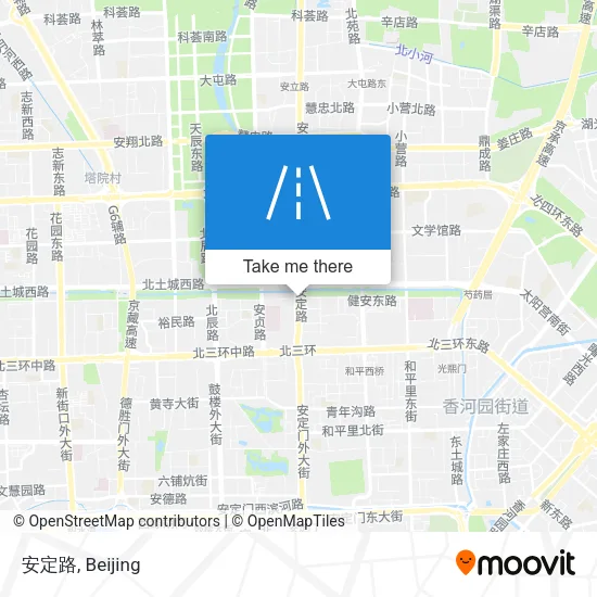 安定路 map