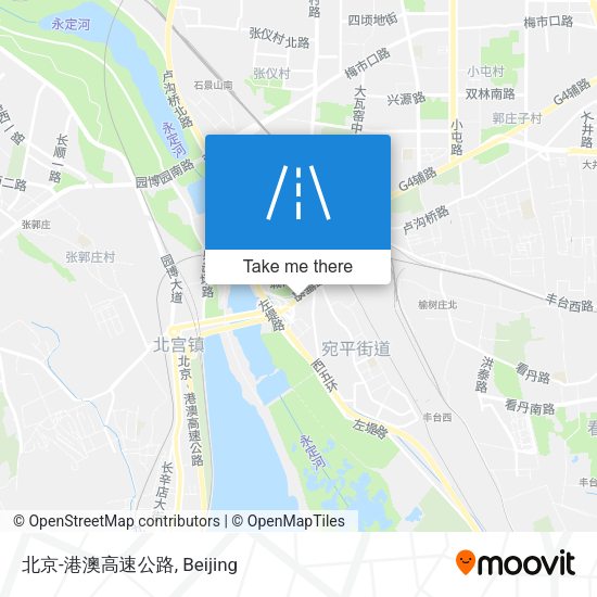 北京-港澳高速公路 map