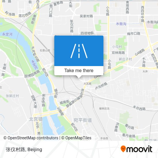 张仪村路 map