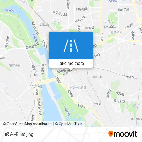 阀东桥 map