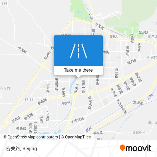 密关路 map