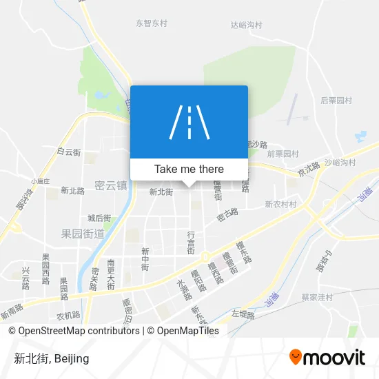 新北街 map