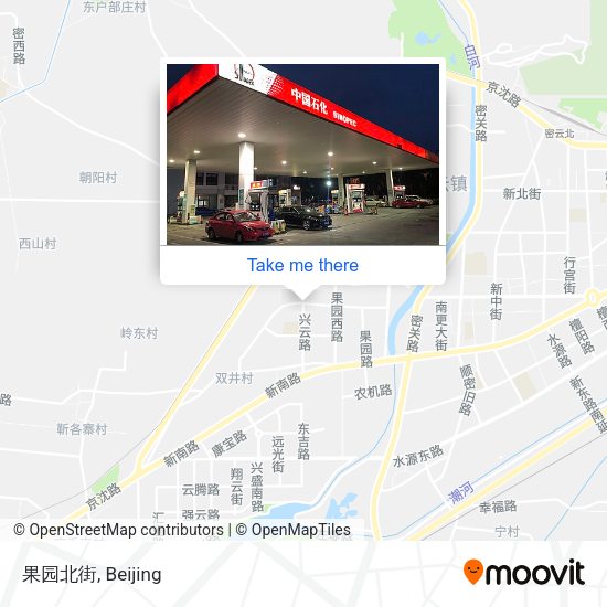 果园北街 map