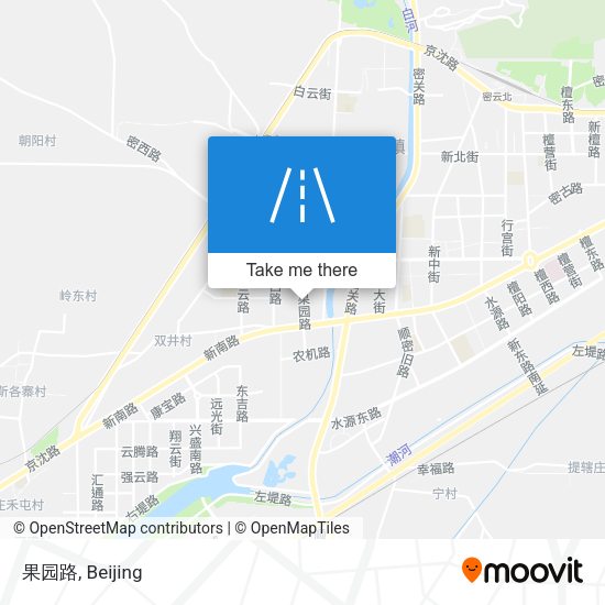 果园路 map