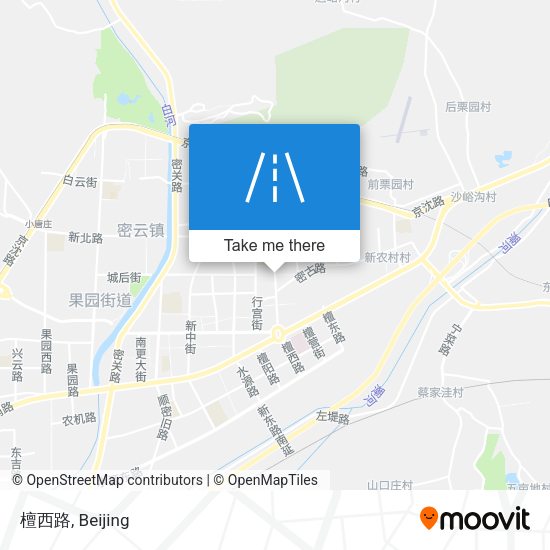 檀西路 map