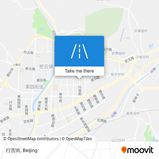 行宫街 map