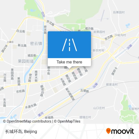 长城环岛 map