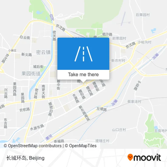 长城环岛 map