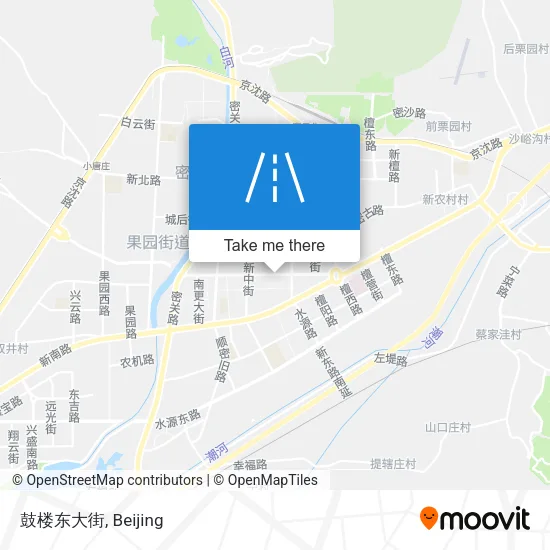 鼓楼东大街 map