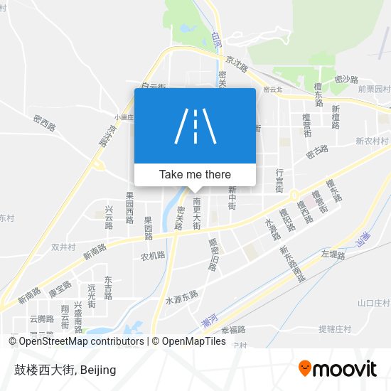 鼓楼西大街 map