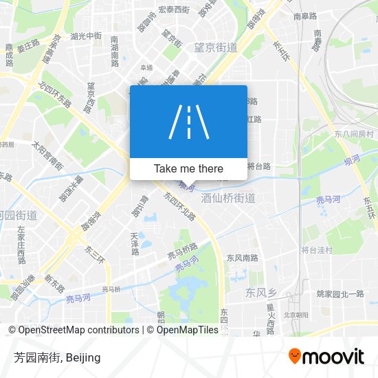 芳园南街 map