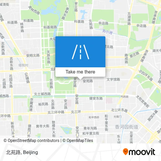 北苑路 map