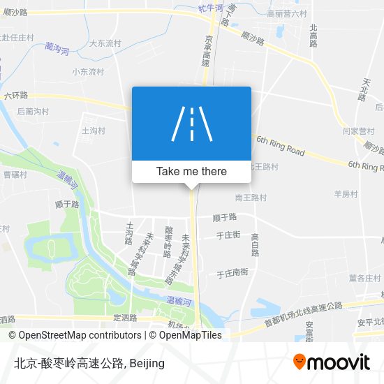 北京-酸枣岭高速公路 map