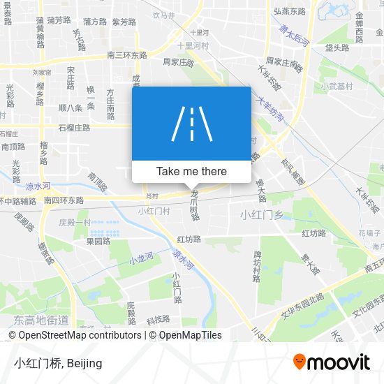 小红门桥 map