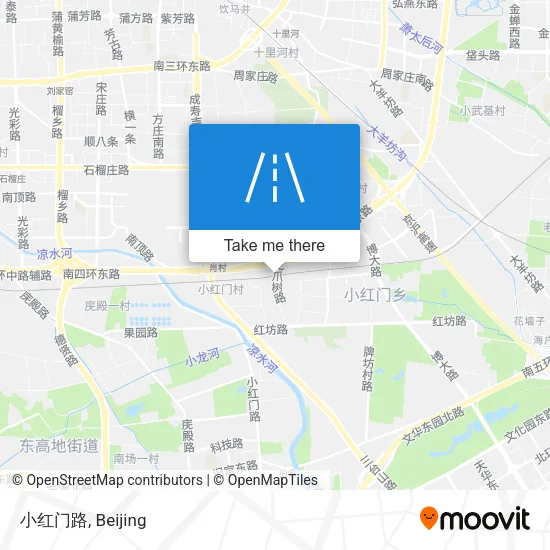 小红门路 map