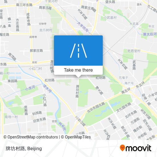 牌坊村路 map
