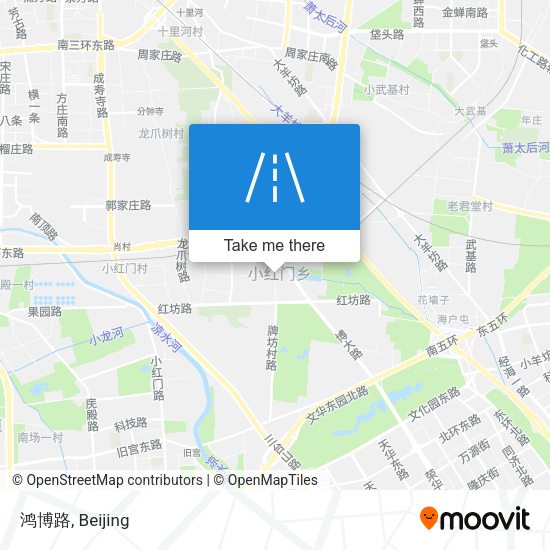 鸿博路 map
