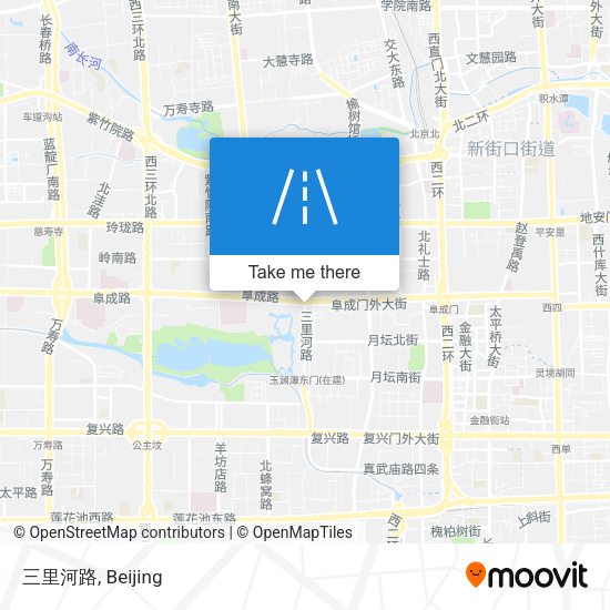 三里河路 map