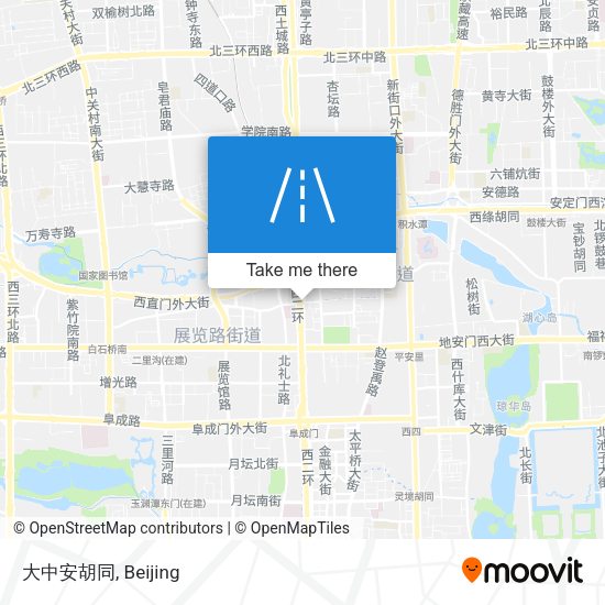 大中安胡同 map