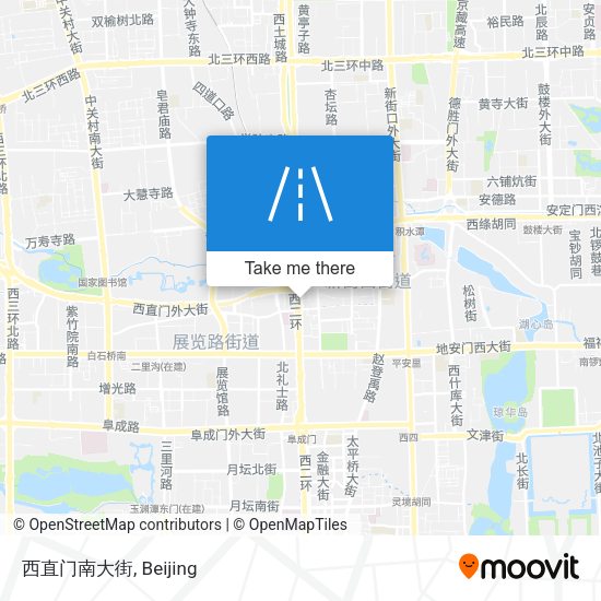 西直门南大街 map