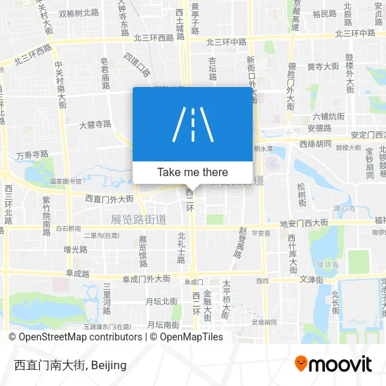 西直门南大街 map