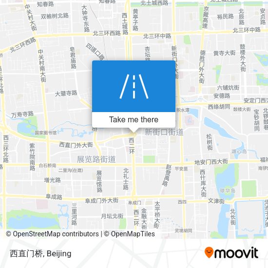 西直门桥 map