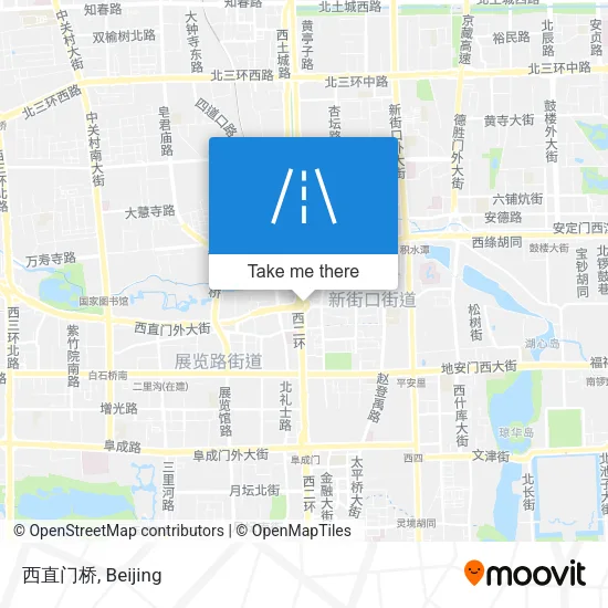 西直门桥 map