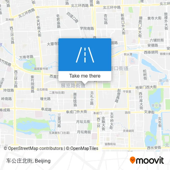 车公庄北街 map