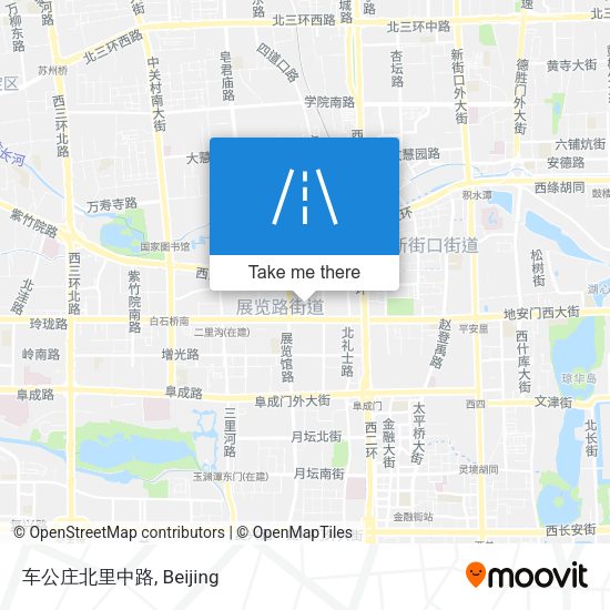 车公庄北里中路 map
