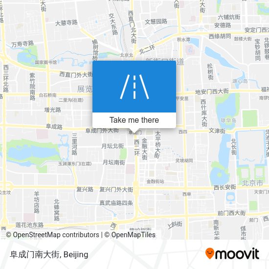 阜成门南大街 map