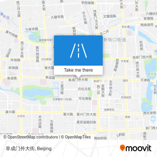 阜成门外大街 map
