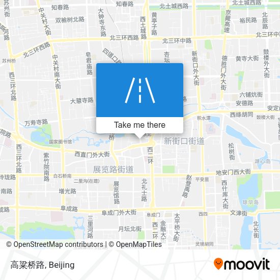 高粱桥路 map