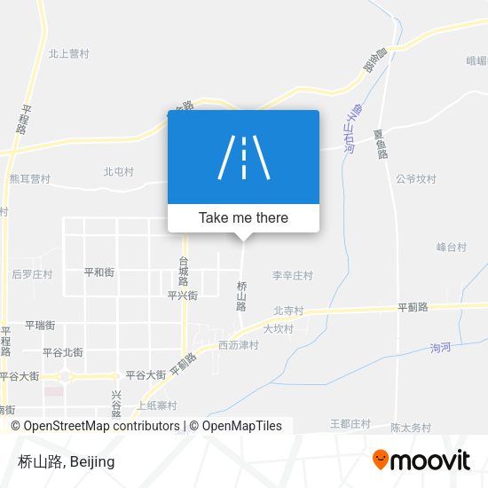 桥山路 map