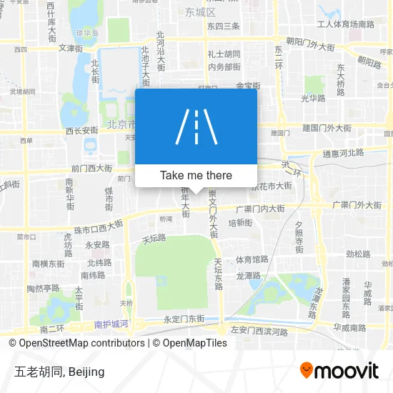 五老胡同 map