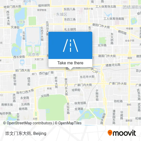 崇文门东大街 map
