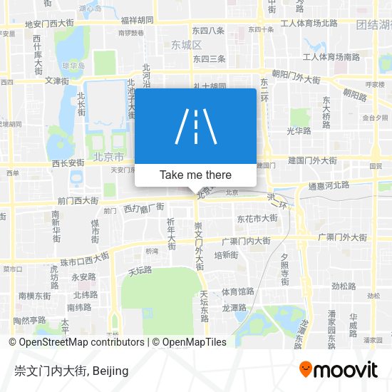 崇文门内大街 map