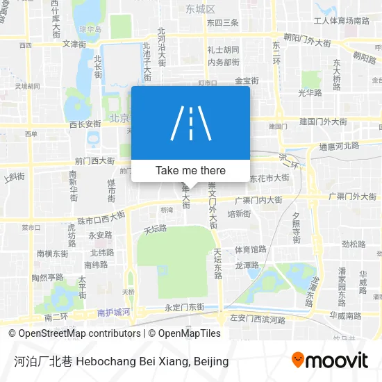 河泊厂北巷 Hebochang Bei Xiang map