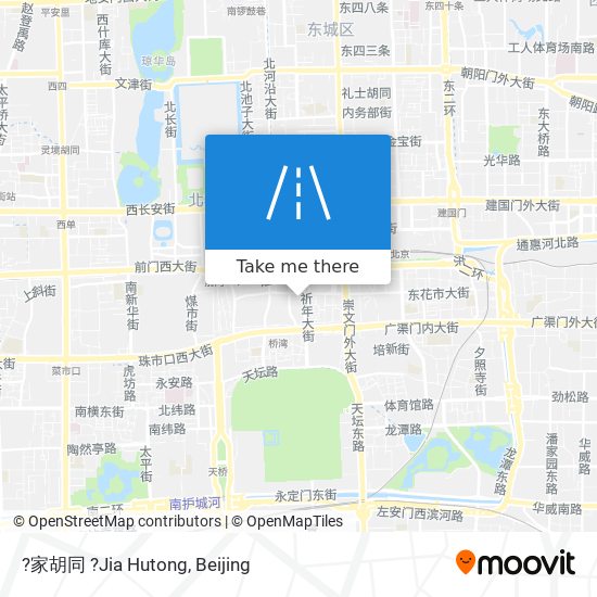 ?家胡同 ?Jia Hutong map