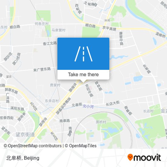 北皋桥 map